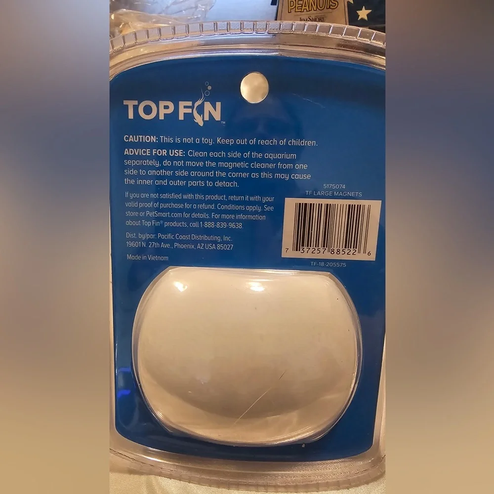 TOP FIN Magnetic Aquarium Glass Cleaner Large